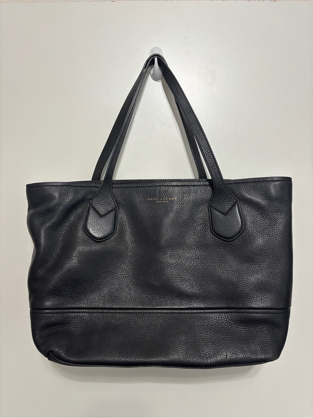 Marc Jacobs Pebbled Leather Black Tote